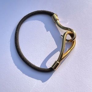 Hermès Yellow Jumbo Hook Wrap Bracelet